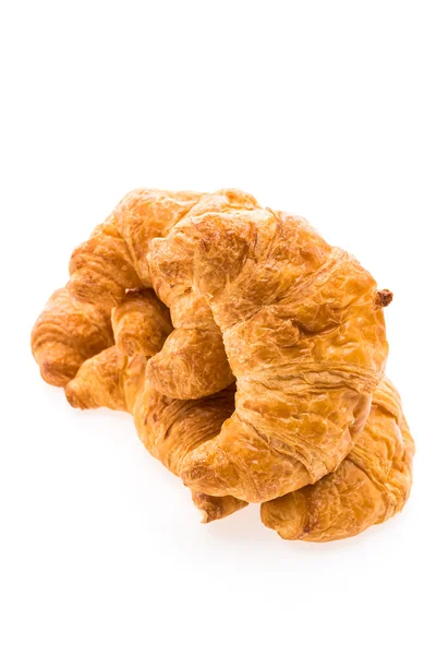 Croissant chleba k snídani — Stock fotografie