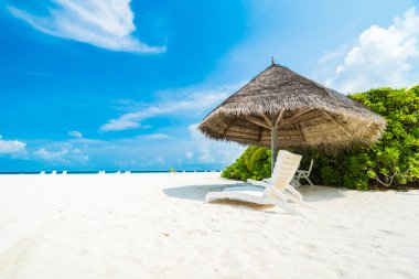 Güzel tropikal Maldivler resort