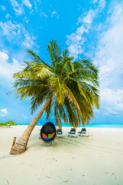 Güzel tropikal Maldivler resort