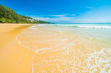 Güzel tropikal plaj ve deniz