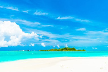 Güzel tropikal Maldivler resort