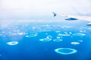 Güzel tropikal Maldivler resort