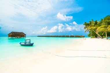 Güzel tropikal Maldivler resort