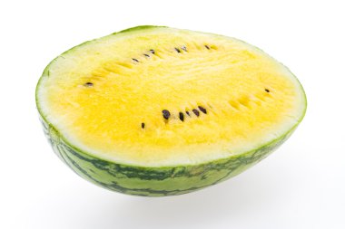 Taze sarı karpuz meyve