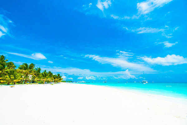 Beautiful tropical Maldives resort