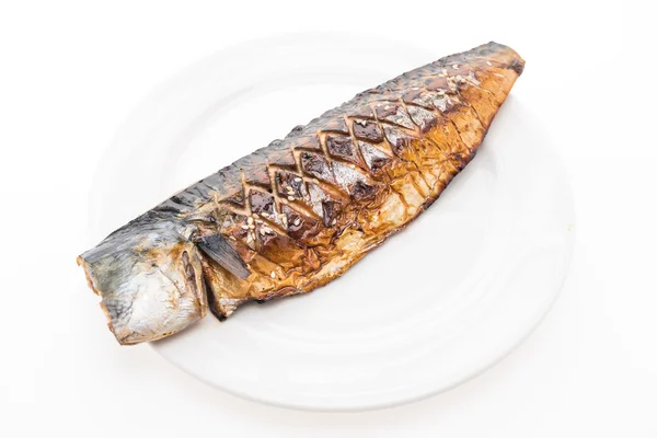 Gegrilde saba vis — Stockfoto