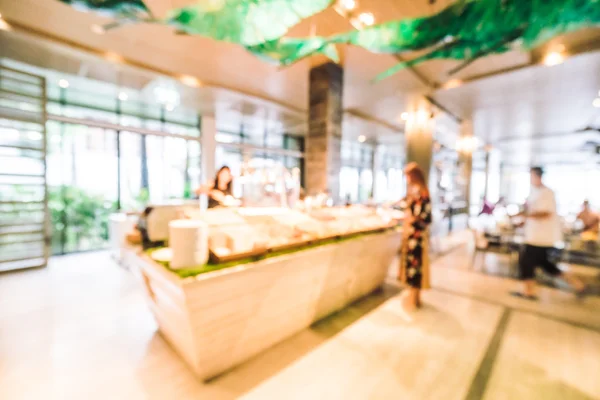 Borrão abstrato Belo interior de restaurante de luxo — Fotografia de Stock