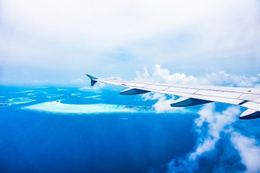 Güzel tropikal Maldivler resort