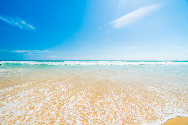 Beautiful tropical beach and sea