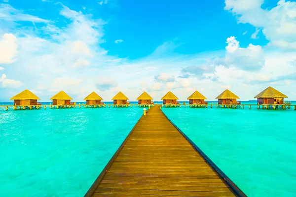 Mooie tropische Maldives resort — Stockfoto