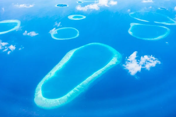 Красива Тропічна Maldives resort — стокове фото