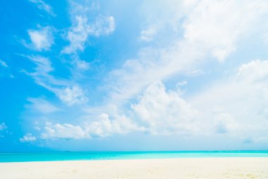 Güzel tropikal Maldivler resort