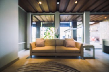 Soyut bulanıklık oturma odası