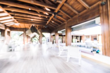 Otel lobisinde bulanıklık