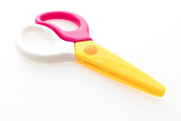 Colorful plastic scissors — Stock Photo, Image