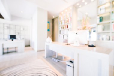 Soyut bulanıklık oturma odası