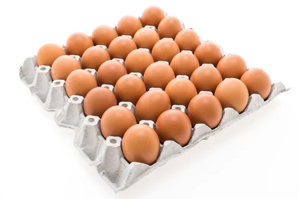 Eggs pack in box — Stock Photo, Image