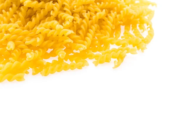 Gele droge pasta — Stockfoto