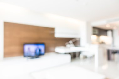 Soyut bulanıklık oturma odası