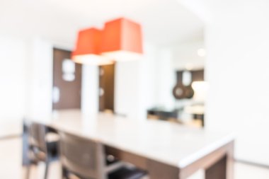 Soyut bulanıklık oturma odası