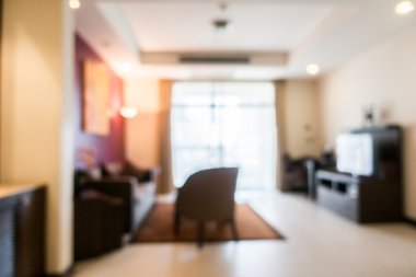 Soyut bulanıklık oturma odası