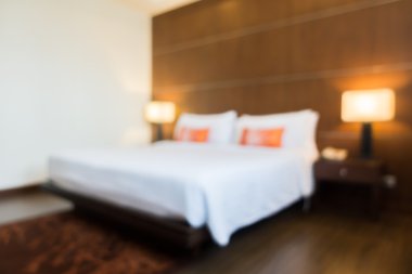 Soyut bulanıklık yatak odası