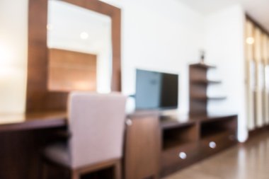 Soyut bulanıklık yatak odası