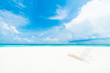 Güzel tropikal Maldivler ada