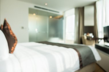 Soyut bulanıklık yatak odası