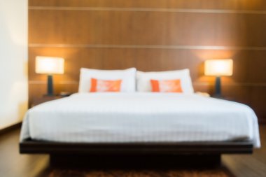 Soyut bulanıklık yatak odası