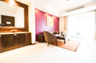 Soyut bulanıklık oturma odası