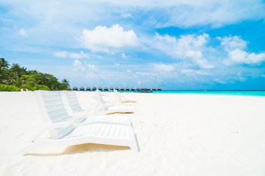 Güzel tropikal Maldivler ada