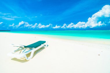 Güzel tropikal Maldivler ada