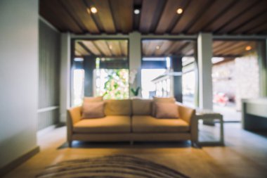 Soyut bulanıklık oturma odası