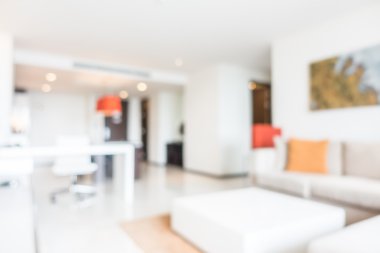 Soyut bulanıklık oturma odası