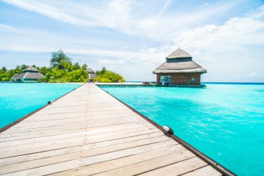 Güzel tropikal Maldivler resort