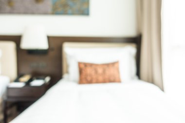 Soyut bulanıklık yatak odası