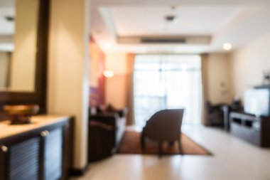 Soyut bulanıklık oturma odası