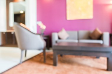 Soyut bulanıklık oturma odası