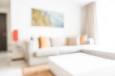 Soyut bulanıklık oturma odası