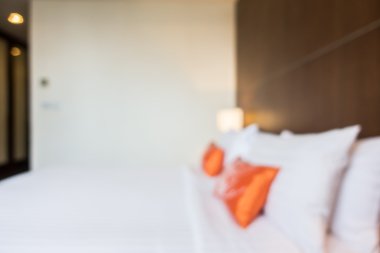 Soyut bulanıklık yatak odası