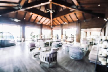 Otel lobisinde bulanıklık