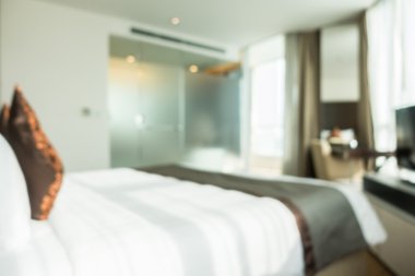 Soyut bulanıklık yatak odası