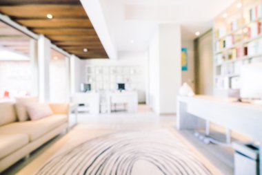 Soyut bulanıklık oturma odası