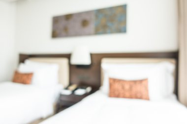 Soyut bulanıklık yatak odası