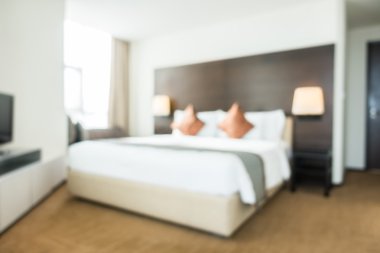 Soyut bulanıklık yatak odası