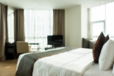 Soyut bulanıklık yatak odası