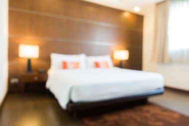 Soyut bulanıklık yatak odası