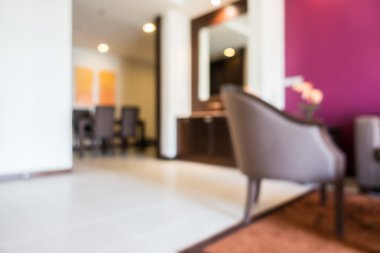 Soyut bulanıklık oturma odası