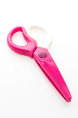 Renkli plastik makas